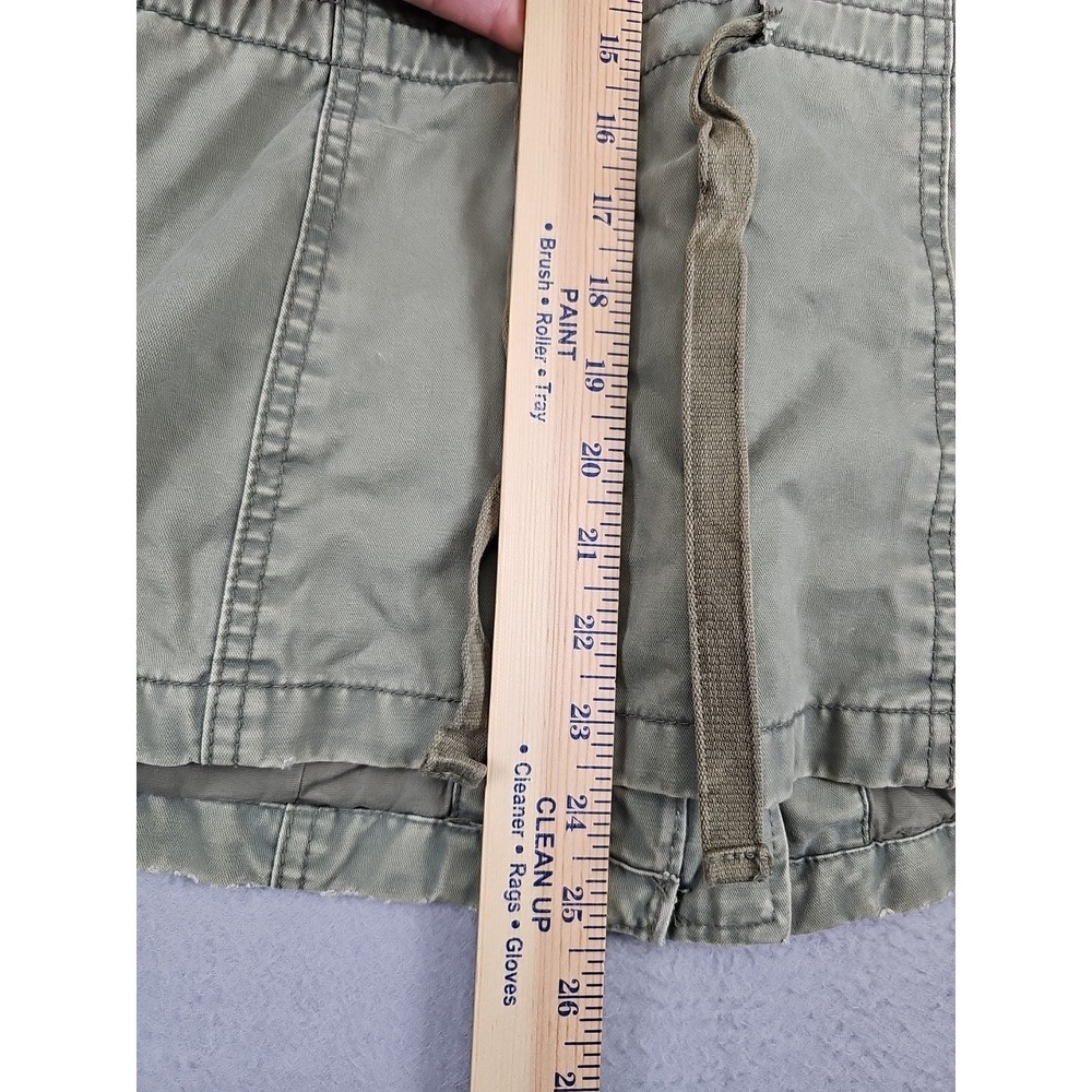 American Eagle Outfitters Utility Jacket Women's Size Medium Army Green Full Zip - Picture 8 of 9